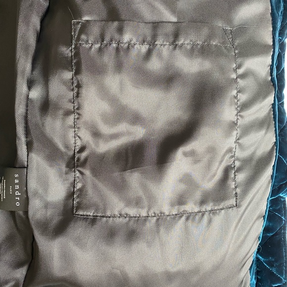 Sandro Velvet Puffer - Picture 5 of 7